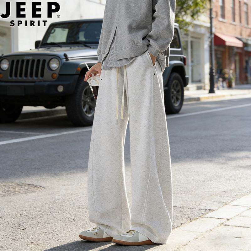 JEEP SPIRIT Men's Loose Straight Cargo Pants