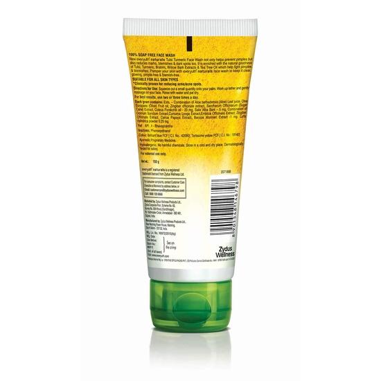 Everyuth Naturals Anti Acne, Anti Marks Tulsi Turmeric Face Wash, 150gm, Tube & Everyuth Naturals Purifying Neem Face Wash, 150gm, Tube