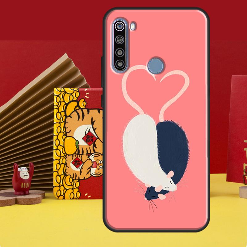 Mouse Rat Case For Redmi Note 12 10 8 9 11 Pro Cover For Redmi Note 12S 11S 10S 9S 8T 9C 10C 12C Coque