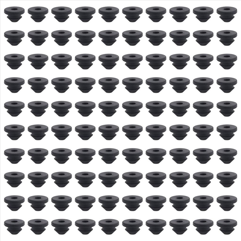 A78U 100PCS Cable Railing Rubber Grommets for 1/8Inch 5/32Inch 3/16Inch Cable for Metal Cable Railing Posts,Cable Railing Kit