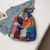 Aesthetic Canvas Toted Bag with Inner Pocket for Women Girls Reusable Grocery Cloth Bag with Pattern for Shopping, Gym