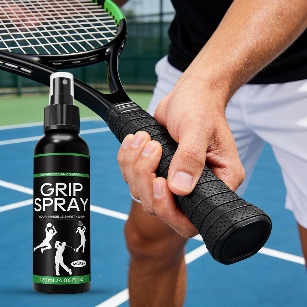 Non-Slip Grip Spray for Shoes, 120ml Quick Drying Anti Slip Sole Protector for Volleyball Tennis Golf Badminton Handball Soccer