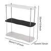 3-Layer Acrylic Desktop Storage Rack  Style Perfume Cosmetics Storage Rack Table Top Display Rack for Home Organization