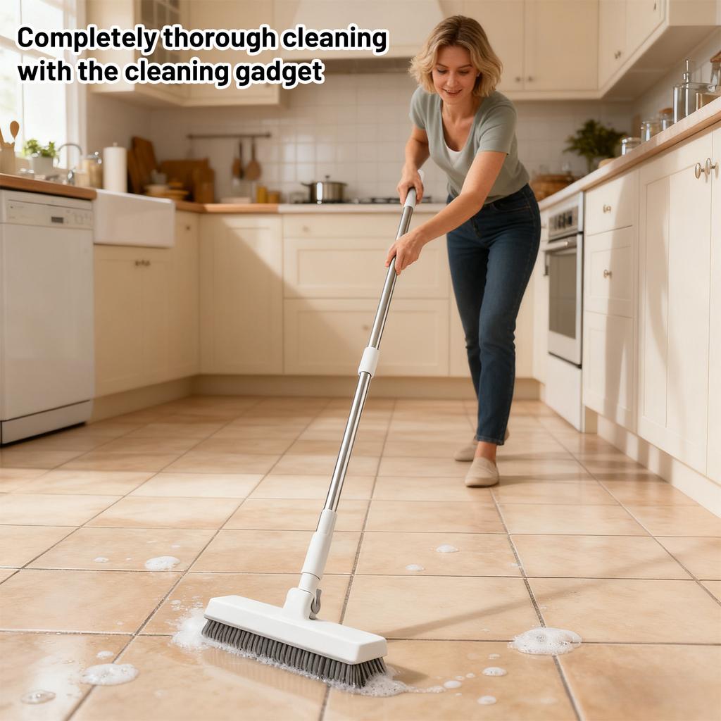 Hard Bristle Floor Brush For Home Bathroom; No-dead-angle Cleaning Brush For Grooves And Gaps In The Bathroom;