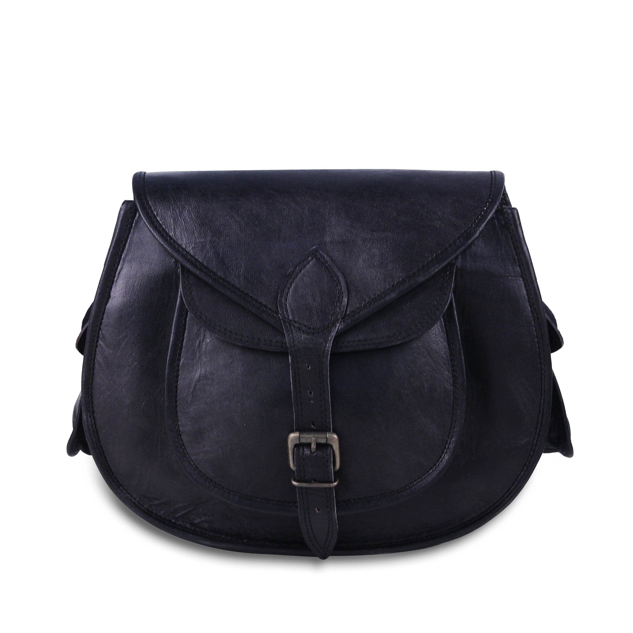 MaheTri Miniature Crossbody Sling Leather Bag For Girls & Womens For Everyday use 11 Inch чёрный
