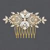 Pettine da Sposa Vintage con Perle e Strass - Elegante Accessorio per Matrimonio e Fotografia