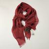 Firenze Scarf Linen Lo25 Bordo