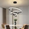 Nordic Style Modern Exterior Glowing Circle Living Room Chandeliers Factory Direct Sales LED Bedroom Home Decor Lighting Fixture