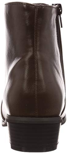 Liberty Doll Side Zip Chelsea Boots 9003 Women's Dark Brown PU 22.5 Cm 2E