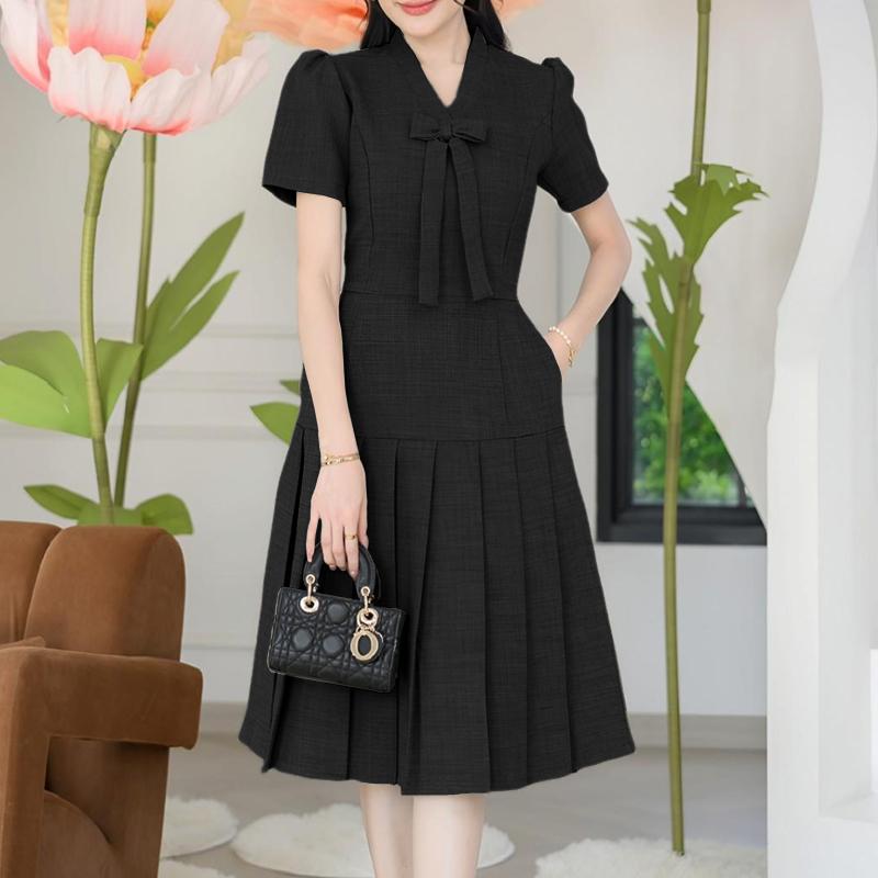 ZANZEA Women V-Neck Summer Casual Short Sleeve Dress