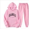 Mens Hooded Sweatshirt Set Casual Long Sleeve Tracksuit
