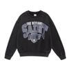 SAINT Retro Distressed Fleece Pullover Sweatshirt