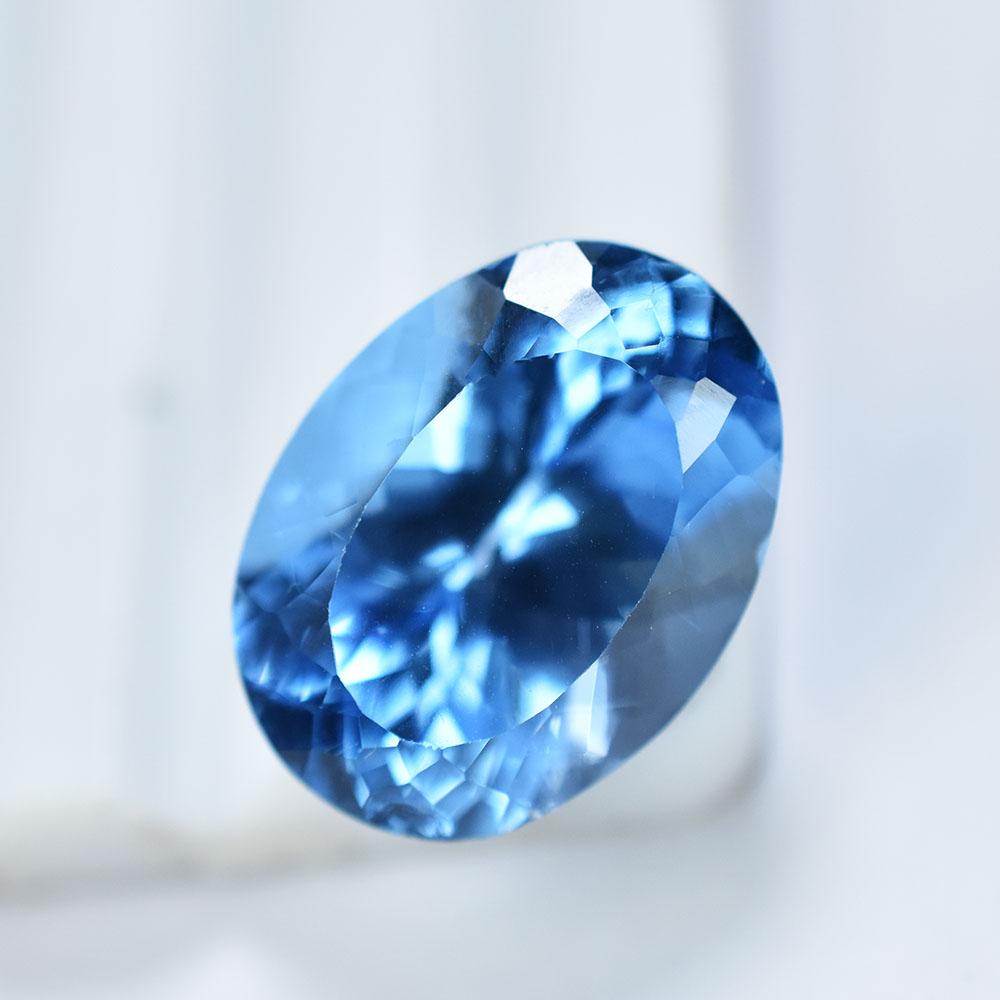 Natural Blue Sapphire Loose Gemstone Oval Cut 7.5 Ct September Birthstone for Gem Collections