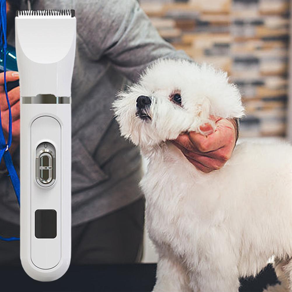 Professional Dog Hair Clipper USB Rechargeable Pet Trimmer Cat Shaver Cutting Machine Puppy Grooming Haircut Low Noice
