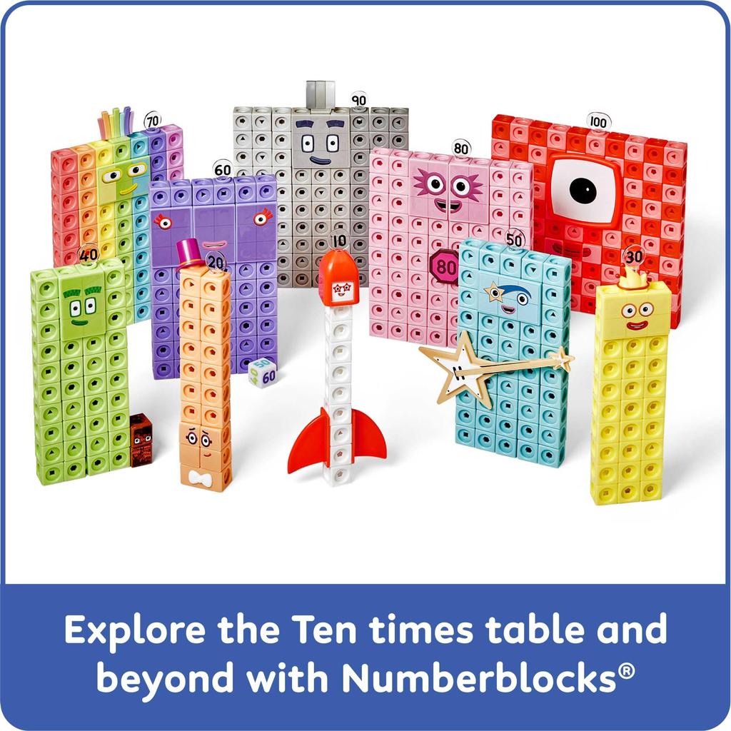 Numberblocks MathLink Cubes Heroes with Zero Activity Set Math Toy with Japanese Web Guide Ages 96930 (552 Cubes) - - 3+ - (Authentic Product)