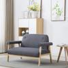 Day and Night - Day and Night 2 Seater Sofa Dark Gray Fabric