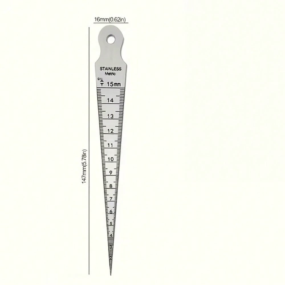 1 Stück Hochpräziser Konischer Spaltlehre Keil-Fühlerlehre mit 0,15 mm Lochdurchmesser