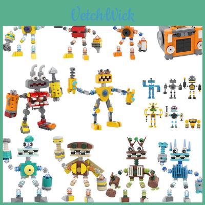 Bloques de Construcción Educativos Moc My Singing Monster Para el Desarrollo Intelectual y la Comunicación Padres-Hijos En Stock