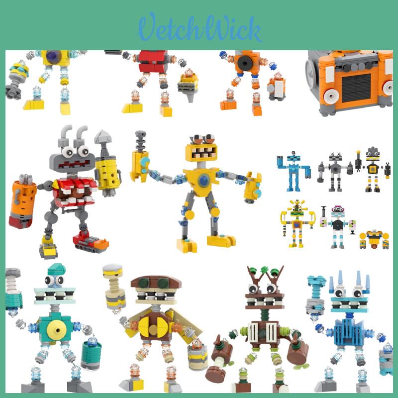 Bloques de Construcción Educativos Moc My Singing Monster Para el Desarrollo Intelectual y la Comunicación Padres-Hijos En Stock