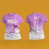 Summer Round Neck 3D Gradient Print Top Marathon Speed Drying Breathable T-shirts Fashionable Casual Short Sleeved Men's and Women's Unisex T-shirts