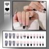 Handmade Press-On Nails – Crushed Diamond Butterfly Glitter Tips Collection
