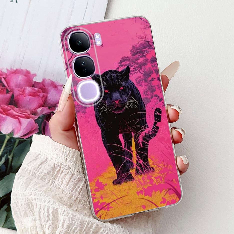 For Vivo Y200 5G Case Vivo V40 Lite Beautiful Butterfly Painted Cover Soft Slim Phone Case For Vivo Y300 Y 200 V40Lite 5G Bumper