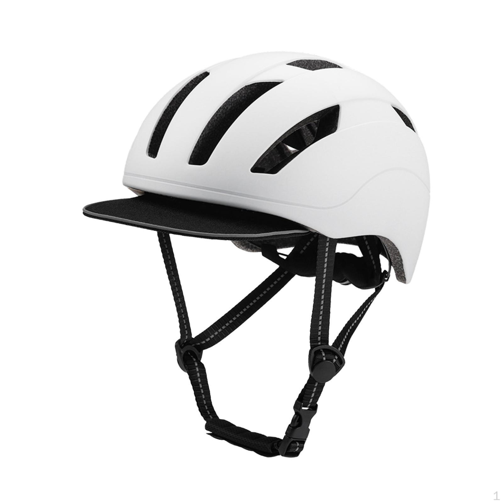 

Регулируемый шлем для катания на роликах и велосипеде с функциями белый