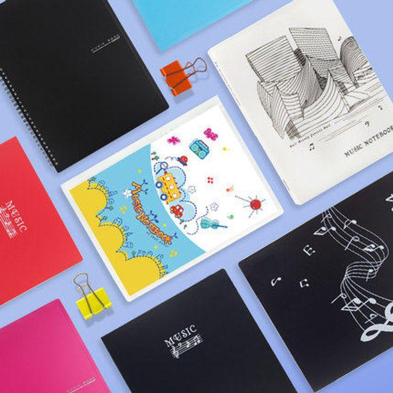 A4A 150.00G Music Score Book Piano Music Score Book Loose-Leaf Document Holder Folder Reading Book Can Be Modified Album Storage