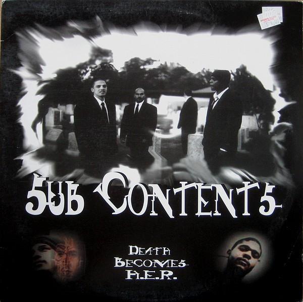 

12inch Record SUB CONTENTS Death Becomes H.e.r. HTK007 HERATIK PRODUCT 2000 US Rap HipHopRB Used