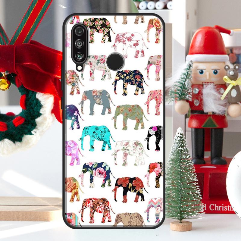 Cute Baby Elephant For Huawei Nova 5T 9 10 SE 7i 8i 11i 12i Y73 Y72 Y61 Y91 Y60 Y70 Y90 P20 P40 P30 Lite Case