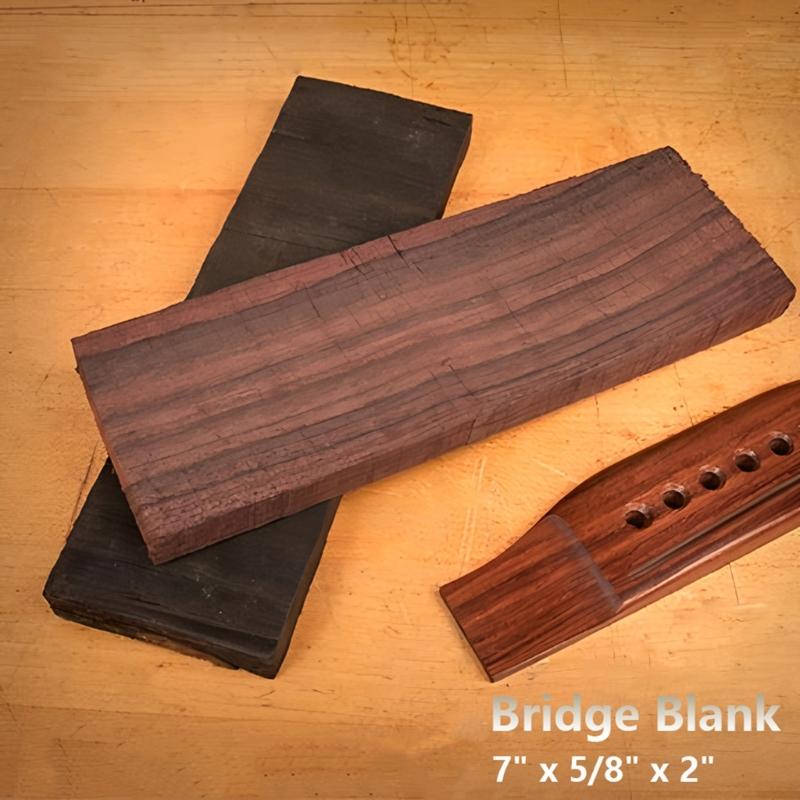Premium Wood Guitar Bridge Smooth Vintage Guitar Bridge Replacement for Folk Guitar Enthusiasts