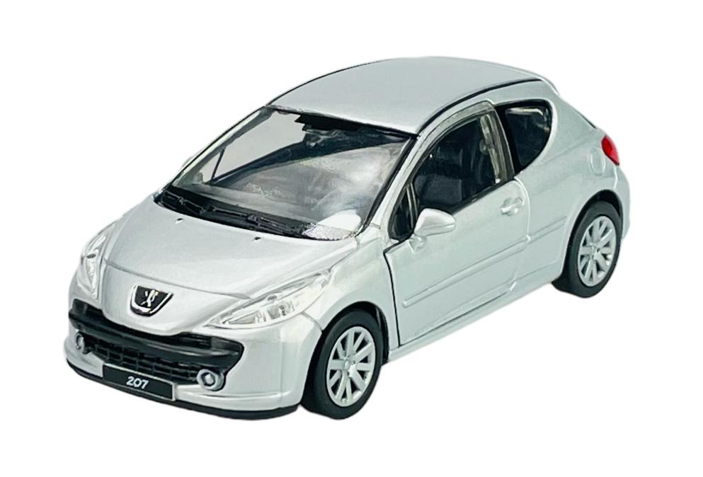WELLY PEUGEOT 207 SILBER 1:34 42370