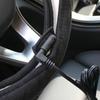 38cm Car Lighter 12V Charger Heated Heating Warm Steering Wheel Cover Universal