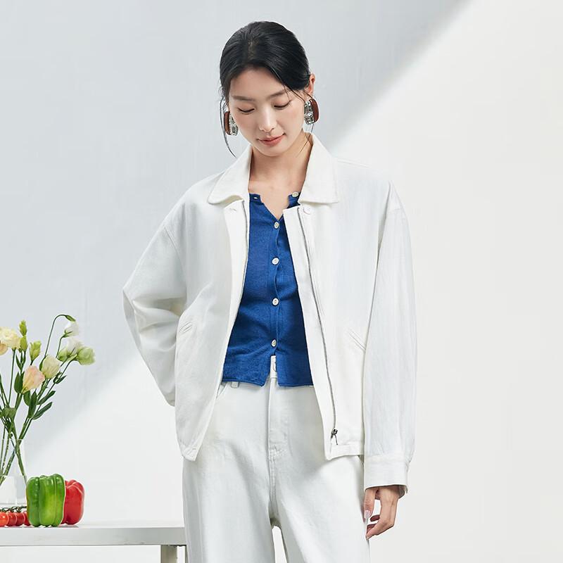 JOY SPEAKER Women's Short Casual Zipper Jacket