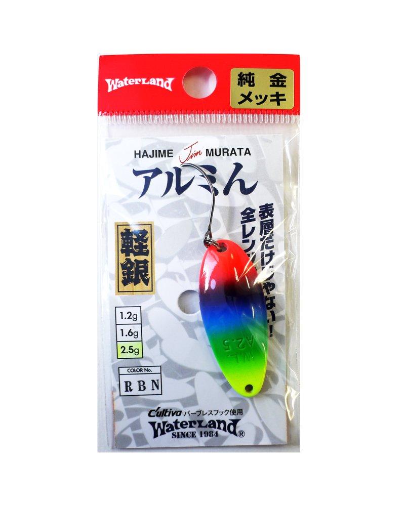 

Water Land Spoon Aluminum RBN Rainbow Lure 2.5g Neon.