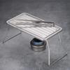 1pc Portable Folding Camp Grilling Titanium BBQ Grilling Grate Ultralight Mini Table For Camping Hiking Picnic Barbecue Titanium