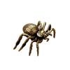 Solid Copper Spider Figurine Miniature Retro Brass Animal Tea Pet Creative Desktop Toy Ornaments Crafts Accessories