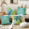 Tropical plant leaf pattern printed pillowcase, SWEET HOME design, room decoration cushion cover living room sofa cushion cover