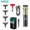 Cortador de Cabelo Profissional Retro Original V-296 Novo Display Digital Corpo de Metal Gravação Especial para Homens Cortador de Cabelo Elétrico Aparador de Barba