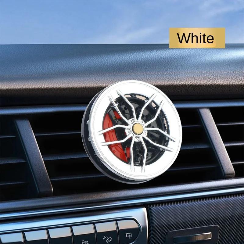 New car air outlet clip car mounted rotating wheel hub aromatherapy perfume seat air conditioning accessories wheel accessories