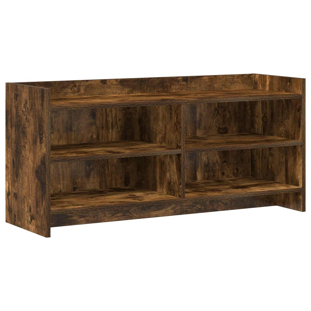 TV Stand 100 x 33 x 47 cm Smoked Oak Engineered Wood
