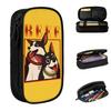 Beef Dispatch Game Robert Pet Dog Pencil Case Pencilcases Pen for Student Large Storage Pencil Bags Office Gifts Stationery