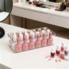 1pc Acrylic Three Grid/space Nail Polish Storage Box Nail Polish Display Organizer Dresser Nail Shop Storage Device