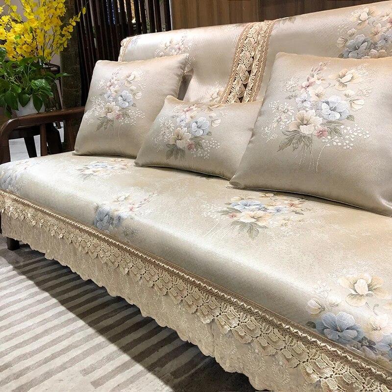 

Чехлы для диванов из синели, жаккардовой ткани, противоскользящие, универсальный чехол на четыре сезона, украшение для гостиной, диван, полотенце, домашний декор 75x70cm 1pc