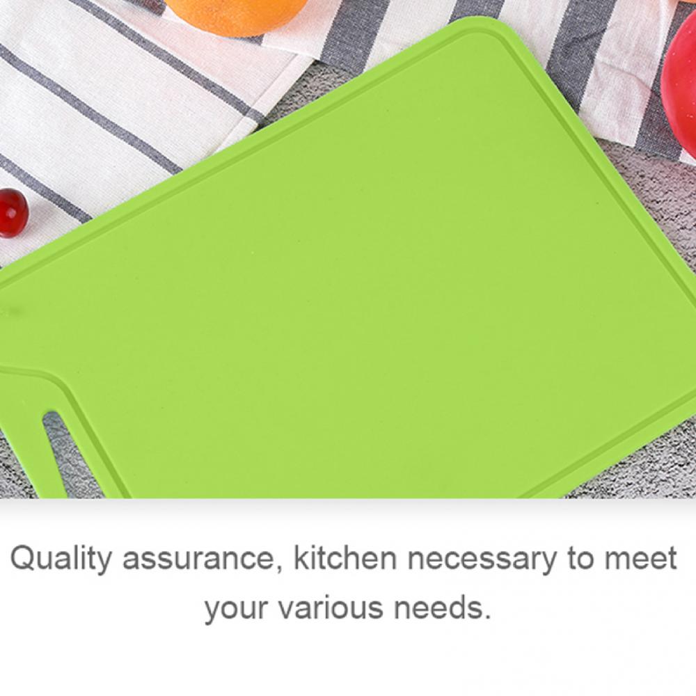 Chopping Block Silicone Flexible Cutting Board 1Pc Plate Anti Slip Vegetables Meat