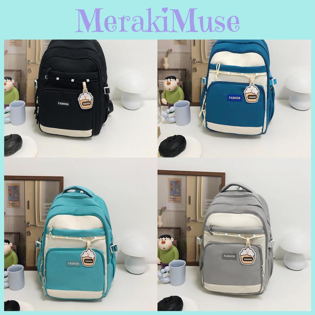 Backpack Unisex Oxford With 16in Laptop Compartment For College Schoolbag Gift