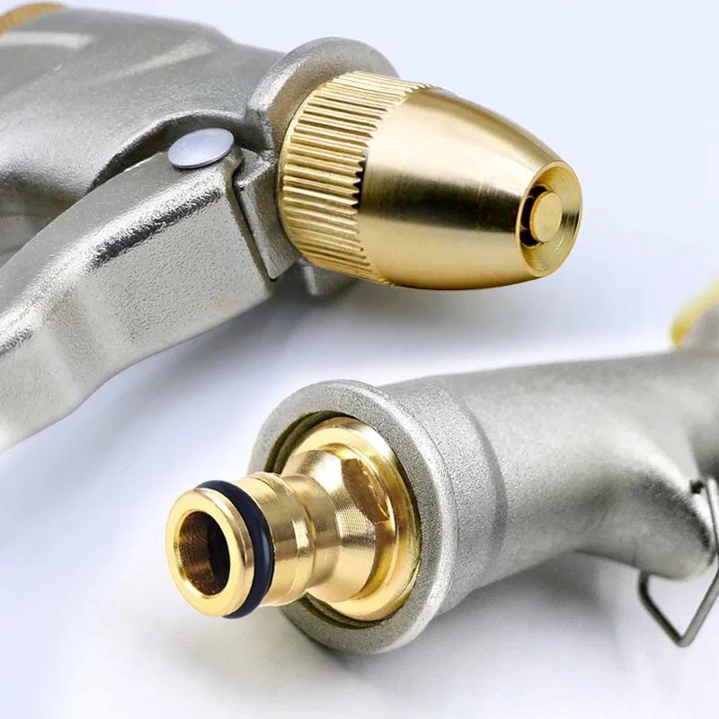 Garden Water Spray Gardening Sprayer Adjustable Metal Water Spray Household Lawn Yard Car Wash Sprinkler Cleaning Tool Water Jet