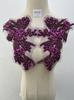 Colored Rhinestone Embroidered Beaded 3D Diamond Flower Patch for Hat & Clothing PVC Iron Lace Applique Sequins