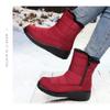 Women's Cotton Shoes Winter New Style with Plush and Thick Snow Boots, Waterproof and Anti Slip, One Foot Cotton Boots