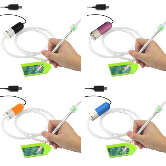Vacuum Diamond Art Pen Electric Diamond Placement Tool Wax-Free USB Powered Diamond Art